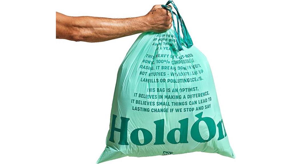 Best biodegradable garbage bags: HoldOn Trash Bags (13 Gallon, 40 bags)