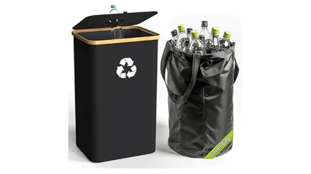 Best Indoor Recycling Bins: Pakusane | 26 Gallon, 100L Recycle Bin with Removeable Lid