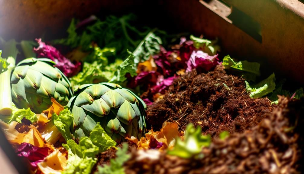 composting artichokes is possible