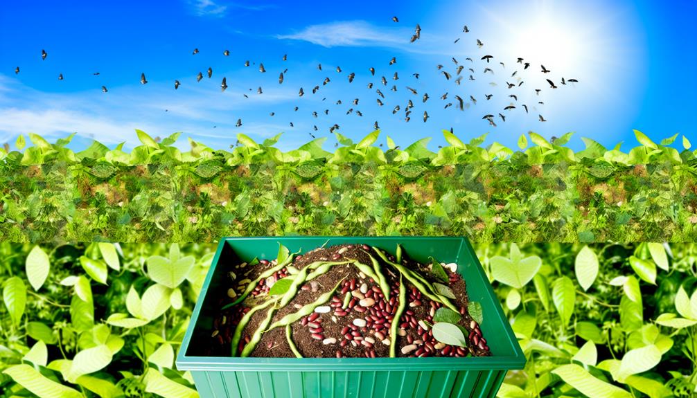 composting azuki beans is possible