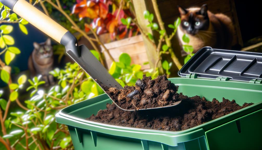 composting cat manure safely