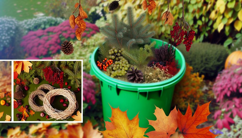 composting holiday wreaths tips