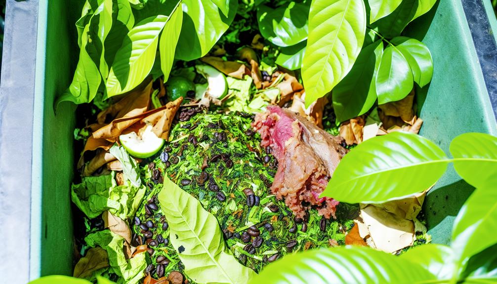 composting meat is harmful