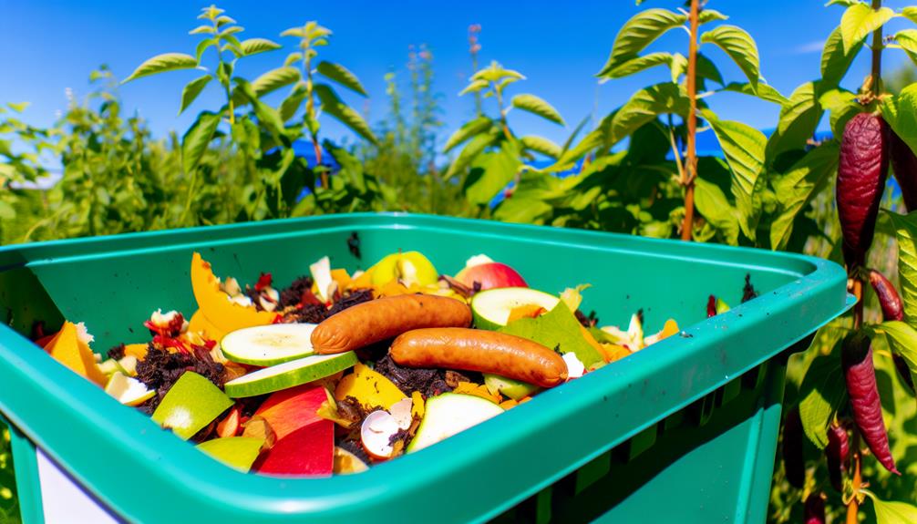 composting meat not recommended