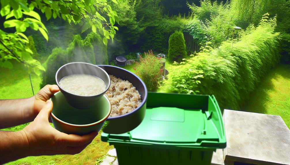 composting porridge is possible