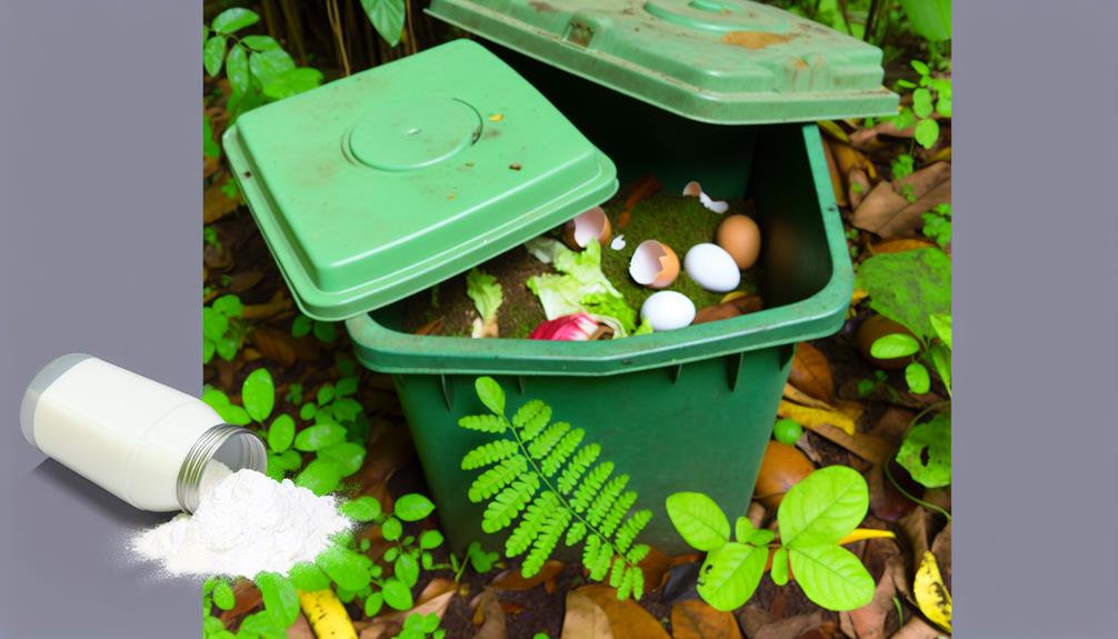 composting powdered milk containers