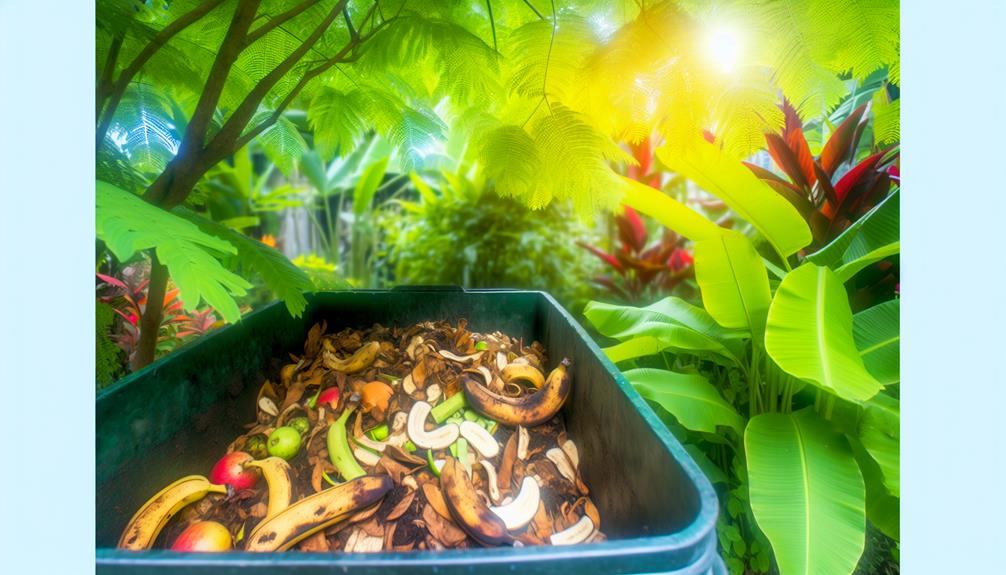 composting rotten bananas is possible