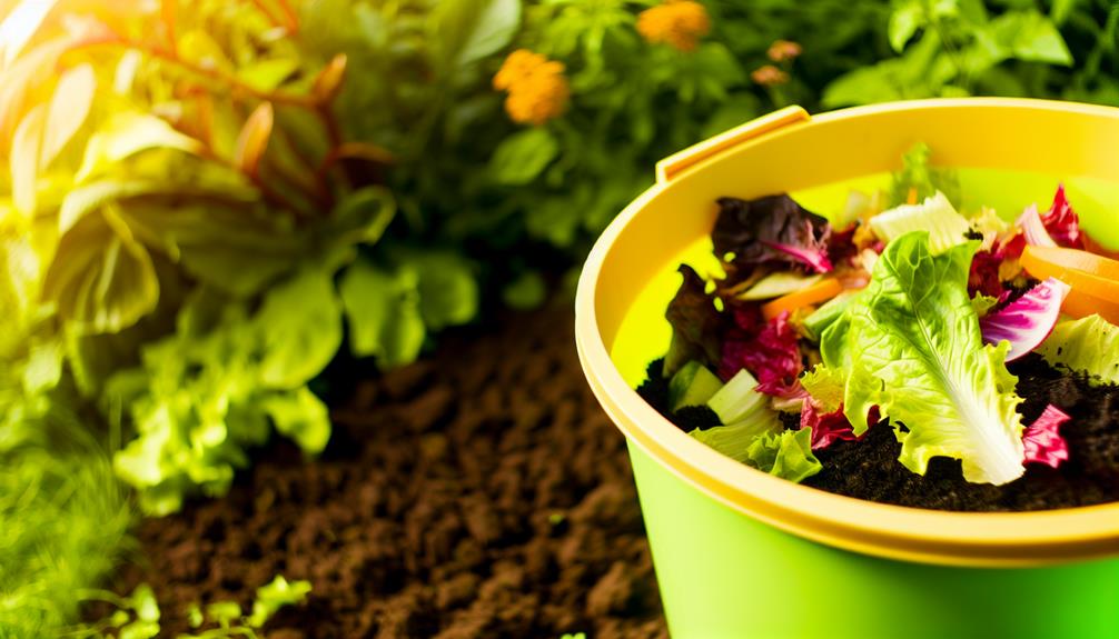 composting salad leaves process