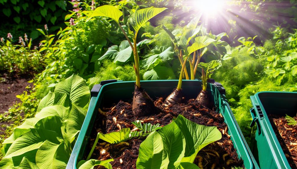 composting sunchokes at home