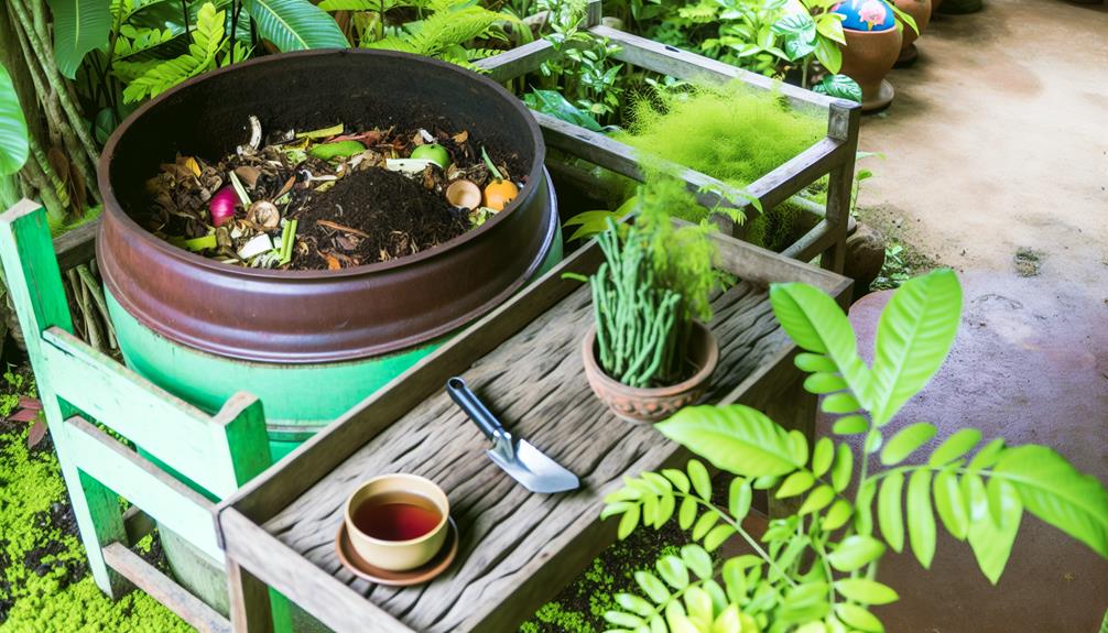 composting tea leaves properly