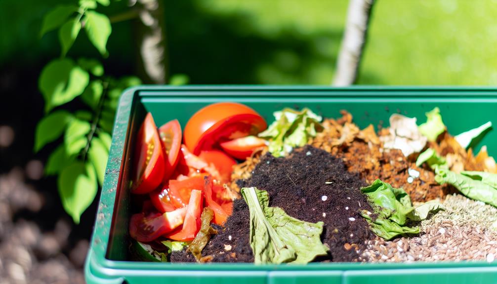 composting tomatoes is beneficial