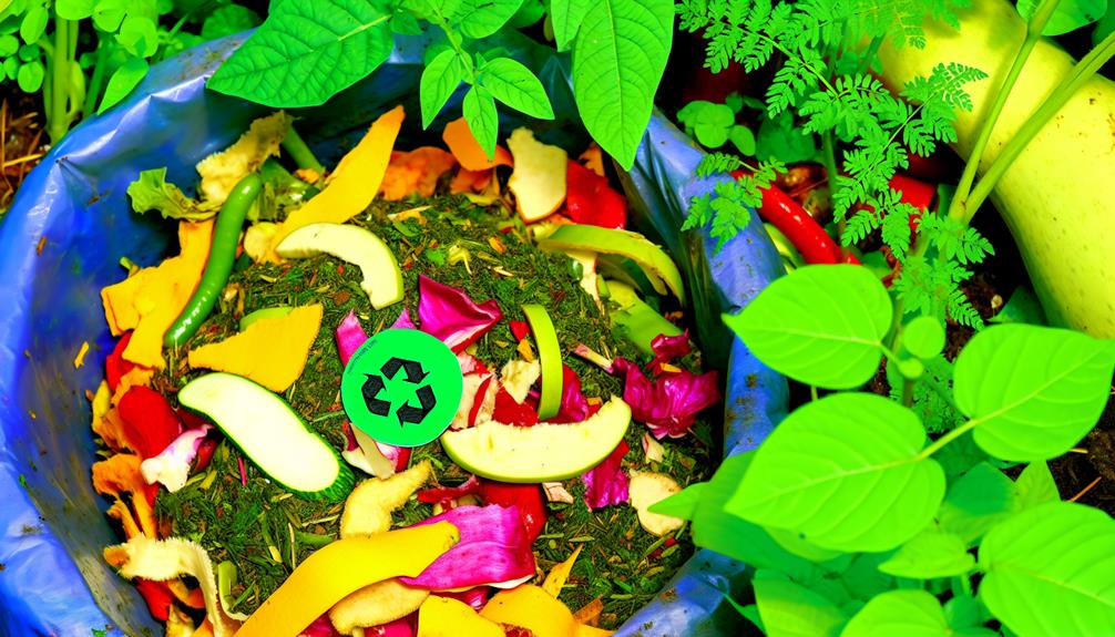 composting vegetable stickers is possible