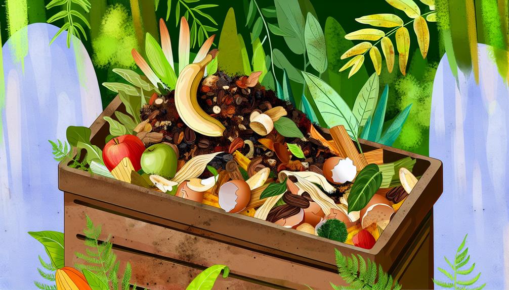 eco friendly composting with bananas