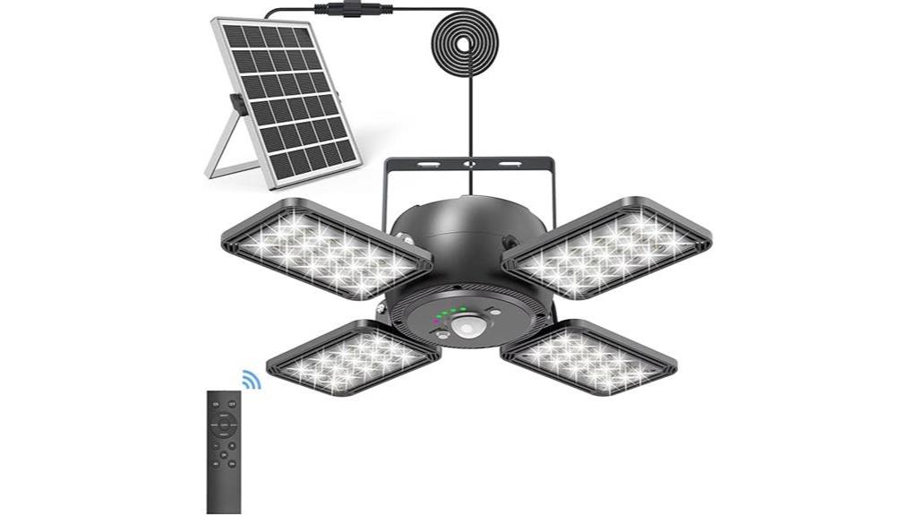 Best Solar Lights: INXPHY Solar Shed Light for Indoor & Outdoor with Motion Sensor