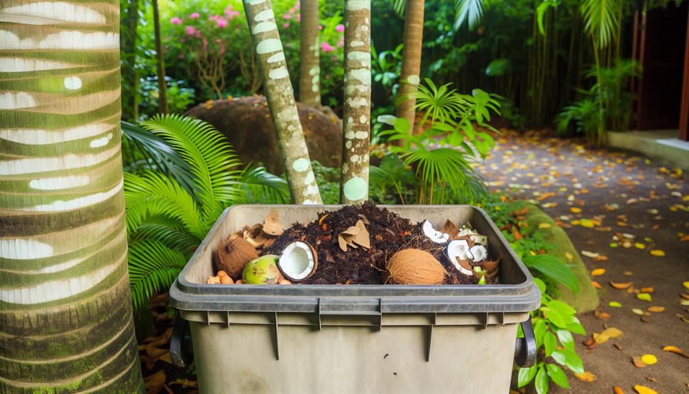 coconut composting sustainability practice