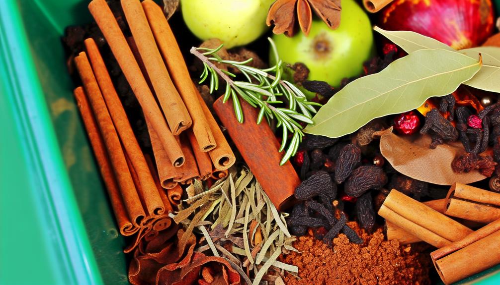 spices for composting use