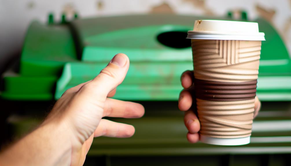 coffee cups composting difficulties