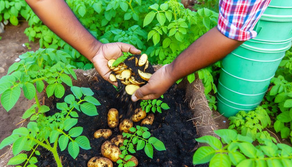 potatoes benefit from compost