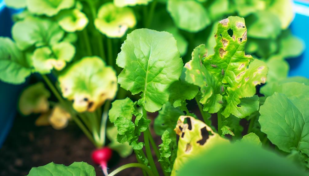 radish problems pests and diseases