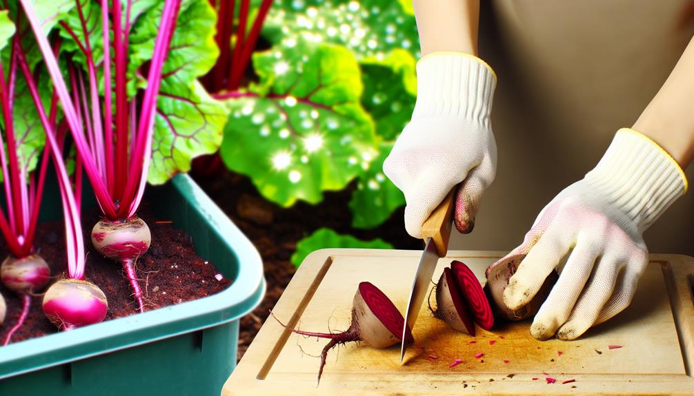composting beet roots efficiently