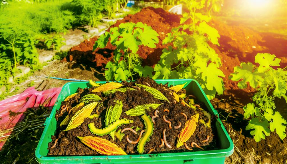 nutrient rich soil from composting