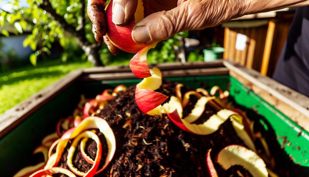 composting apple peels effectively