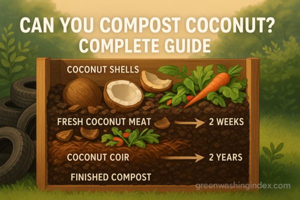 can you Compost Coconut