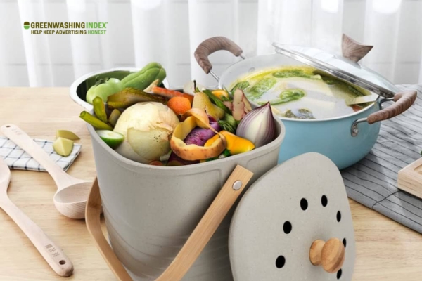 Countertop Compost Pails: Natural Home Molded Bamboo