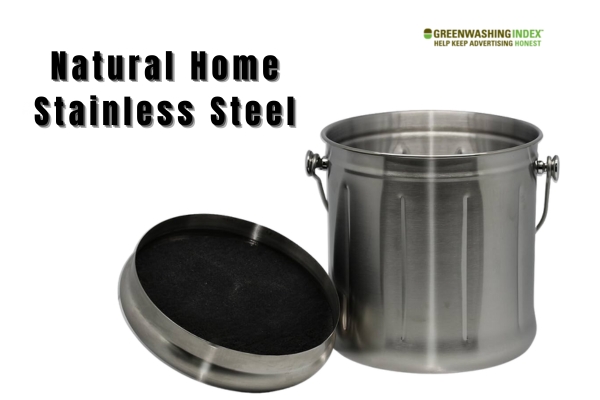 Countertop Compost Pails: Natural Home Stainless Steel