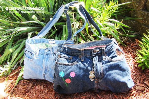 Old Jeans Tote Bag