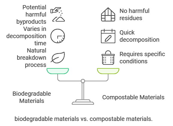 Differences Between Biodegradable and Compostable Key Differences Between Biodegradable and Compostable