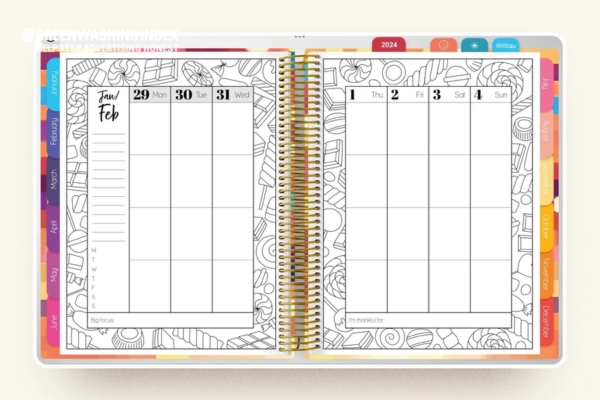 Digital Creative Colo Printable Planner