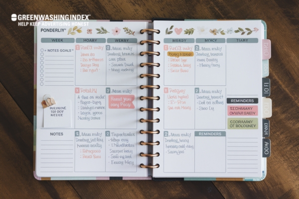 Ponderlily® Weekly Planner