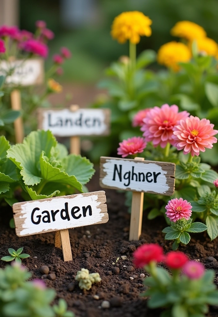 15 Ways to Use Recycled Materials in Your Garden - 14. Eco-Friendly Garden Labels