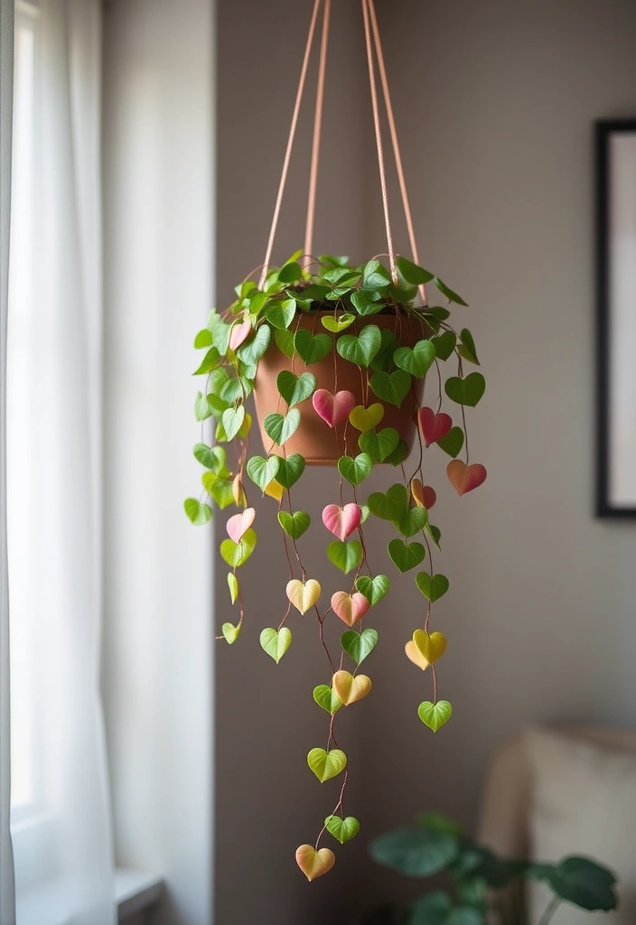 21 Cool Plants That Will Elevate Your Indoor Space -String of Hearts