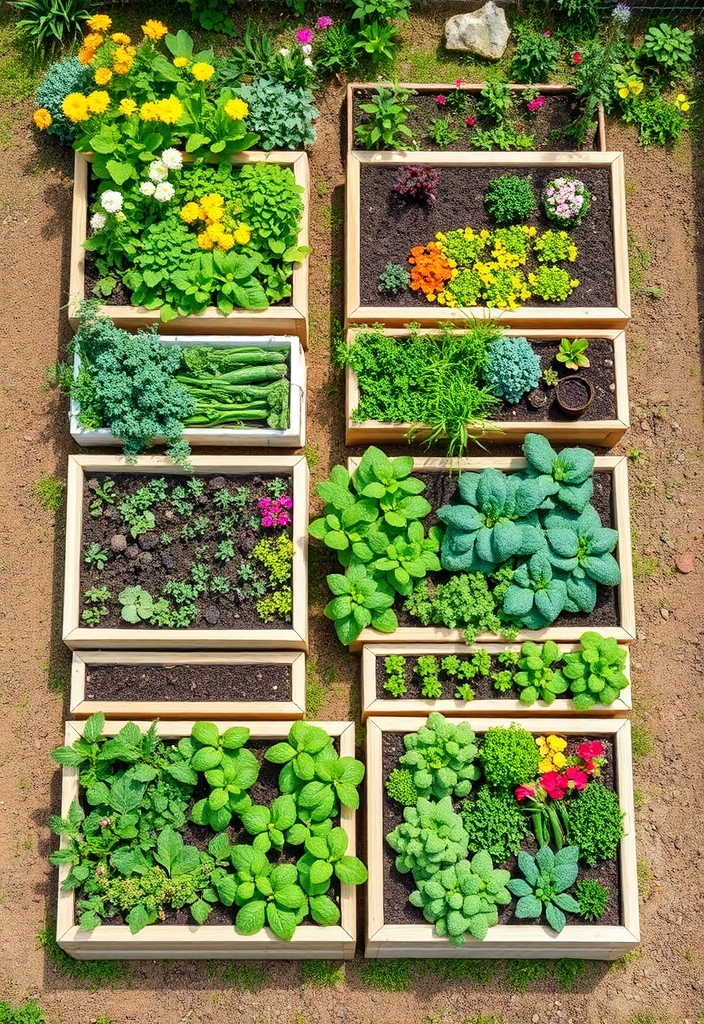 15 Stunning Raised Bed Garden Layouts That Will Transform Your Backyard! - The Mixed Layout