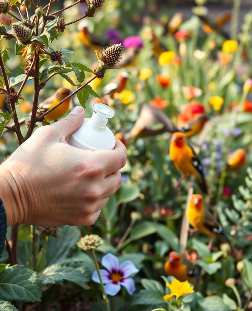 11 Ways to Attract Birds to Your Backyard - 7. Use Bird-Friendly Pesticides