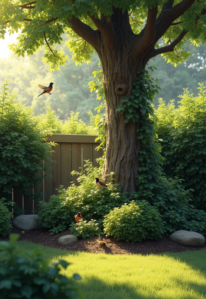 11 Ways to Attract Birds to Your Backyard - 4. Create Shelter with Shrubs and Trees