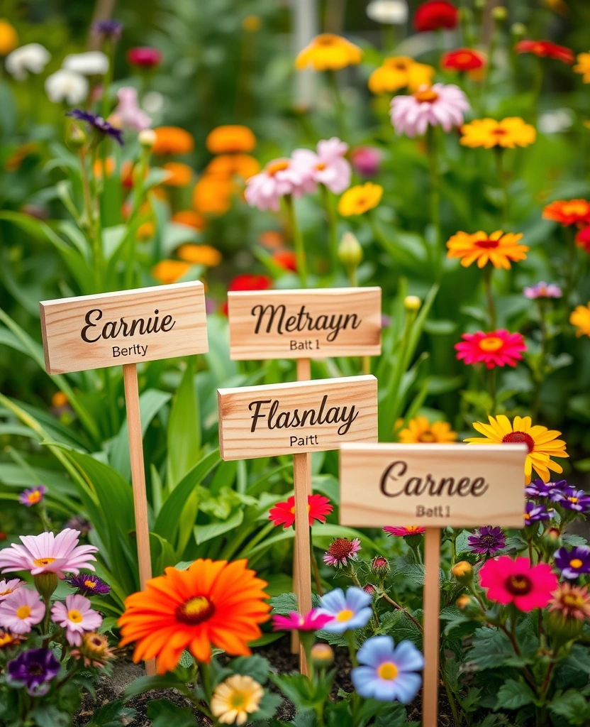 9 Gifts for the Gardener in Your Life - 2. Personalized Garden Markers