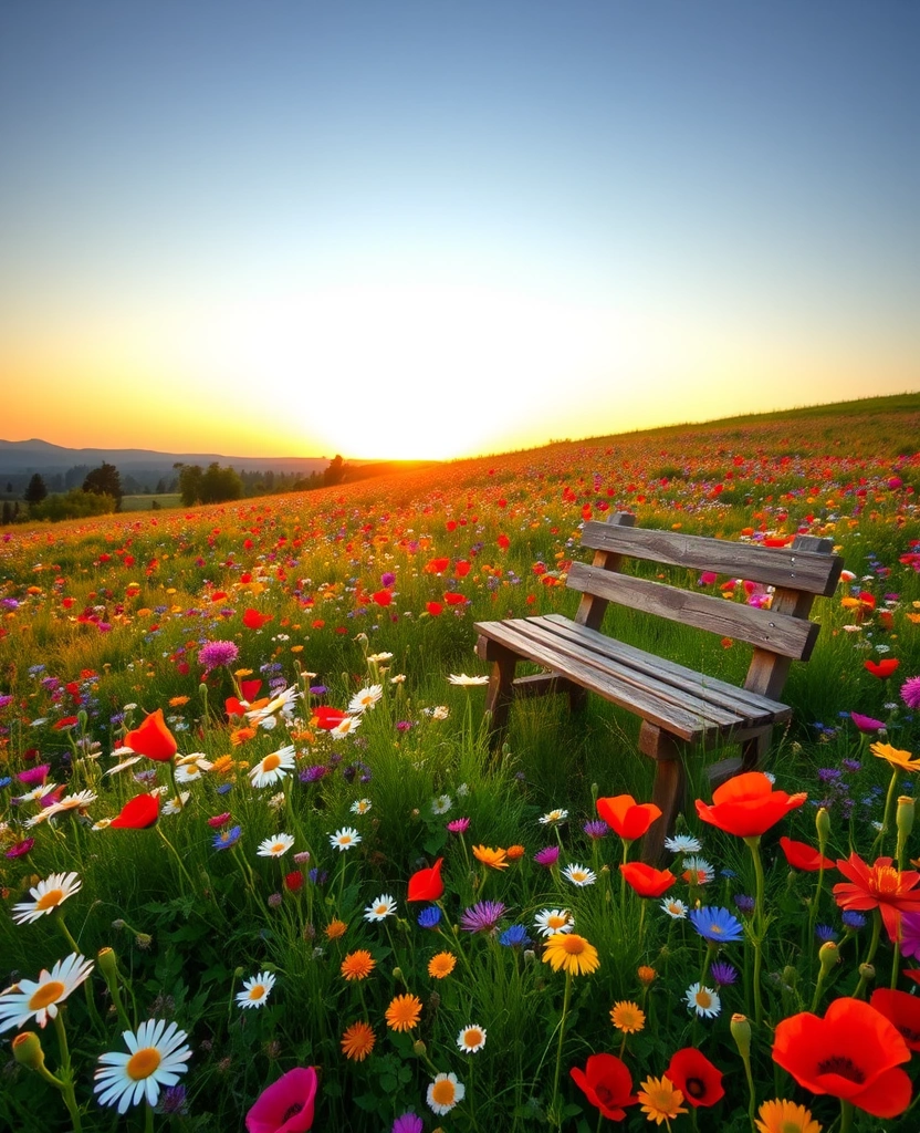 Vibrant Wildflower Meadow