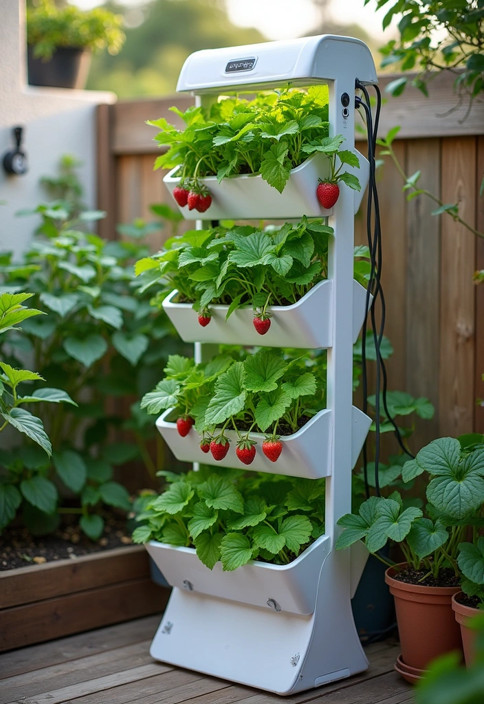 15 Ways to Maximize Small Garden Space - 9. Incorporate Vertical Hydroponics