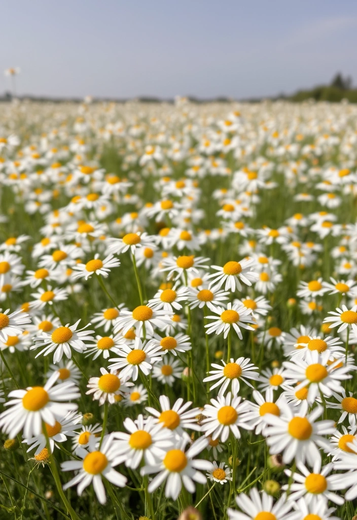 18 Aesthetic Tea Garden Plants That Will Brighten Up Your Outdoor Space! - 7. Chamomile (Matricaria chamomilla)