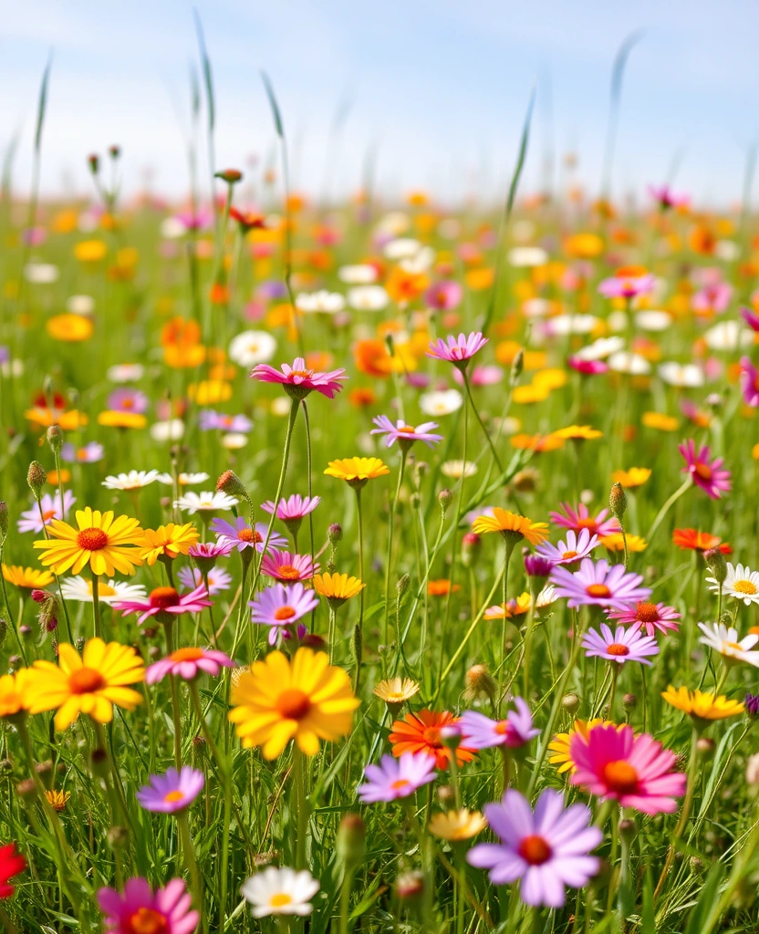 11 Low-Cost Garden Ideas for Beginners - 10. Wildflower Meadow