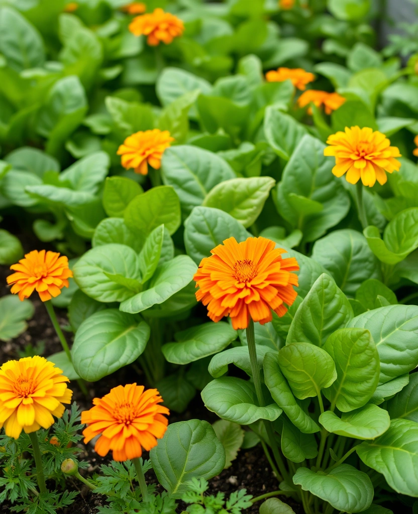 16 Ways to Use Companion Planting Effectively - 4. Marigolds and Vegetables: Pest Control Powerhouse