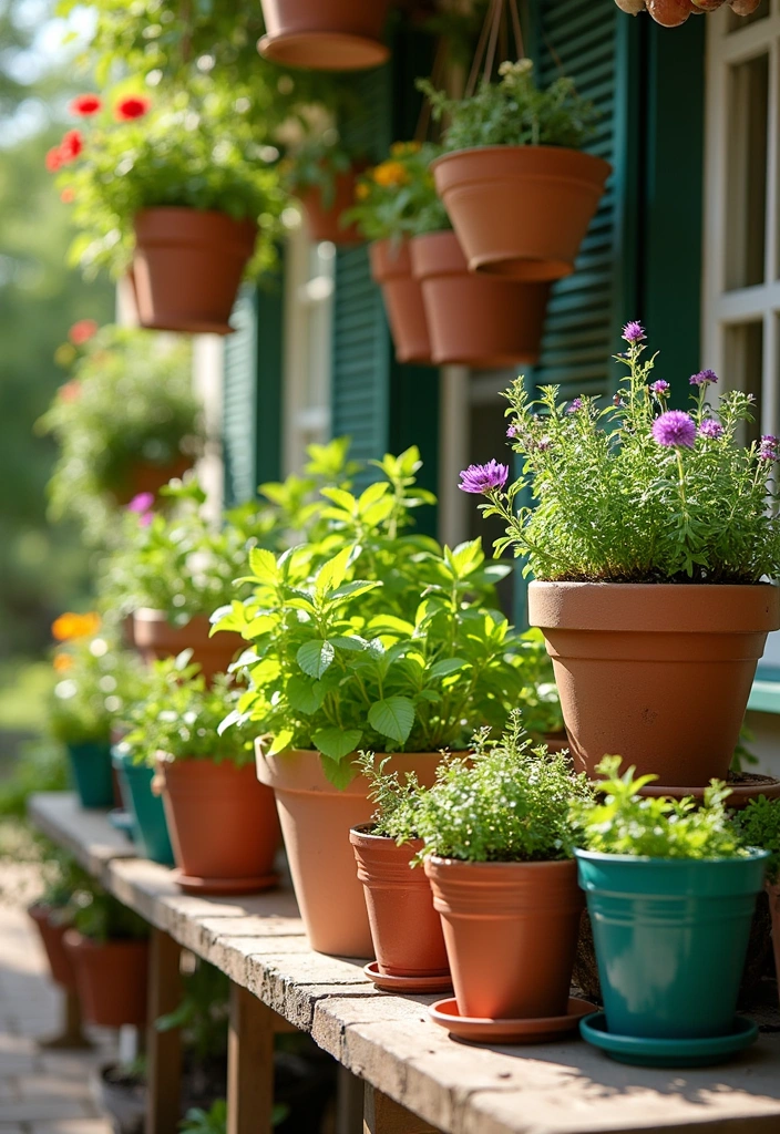 11 Low-Cost Garden Ideas for Beginners - 6. Container Gardening