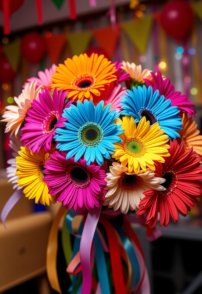 Eye-catching Gerbera Daisies: Fun and Cheerful