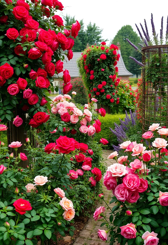 Elegant Rose Garden