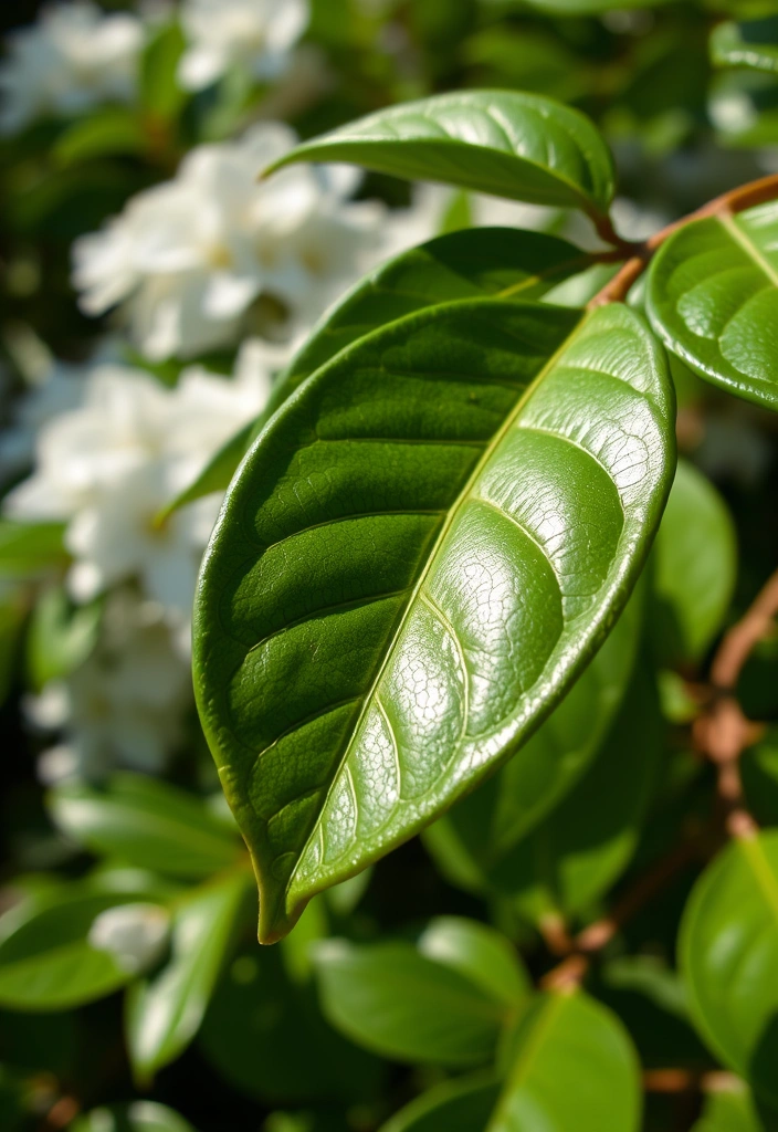 18 Aesthetic Tea Garden Plants That Will Brighten Up Your Outdoor Space! - 1. Camellia Sinensis (Tea Plant)