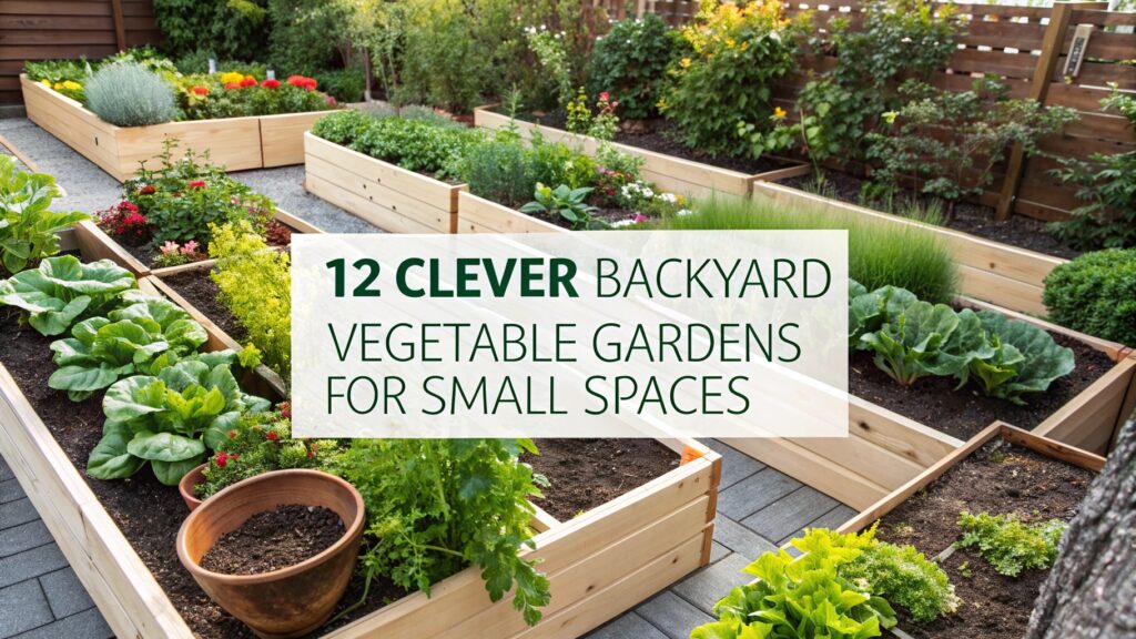 12 Clever Backyard Vegetable Gardens for Small Spaces