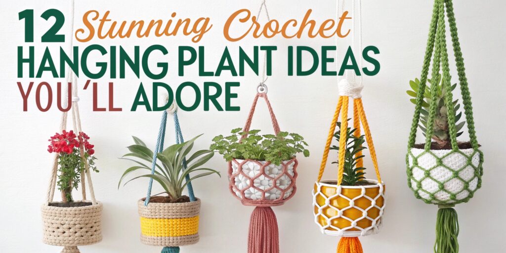 12 Stunning Crochet Hanging Plant Ideas You’ll Adore